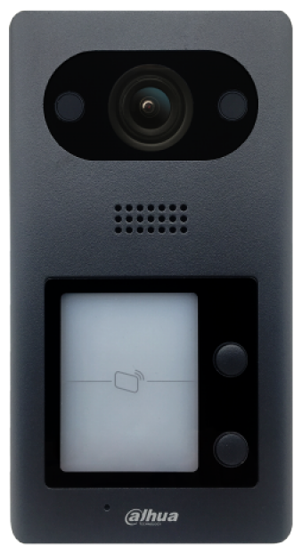 Видеопанель DAHUA DH-VTO3211D-P2, цветная, накладная, черный