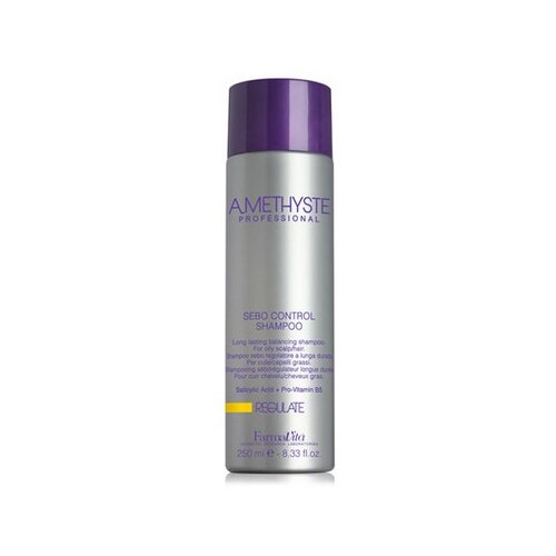 Farmavita Amethyste Sebo Control Shampoo Балансирующий шампунь для жирной кожи головы, 1000 мл.