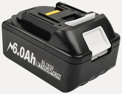 Изображение товара Аккумулятор для Makita 18V 6Ah Li-Ion с индикацией заряда, LXT, BL1830B, BL1850B, BL1850, BL1840, BL1860, BL1815