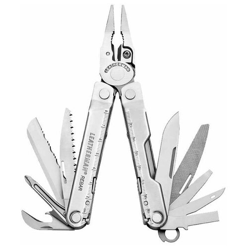 Мультитул Leatherman Rebar, нейлоновый чехол, 17 инструментов