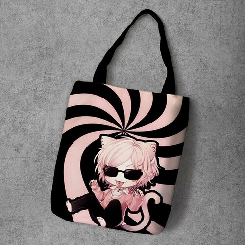 фото Сумка шоппер anime dakimakura, фактура рельефная, мультиколор