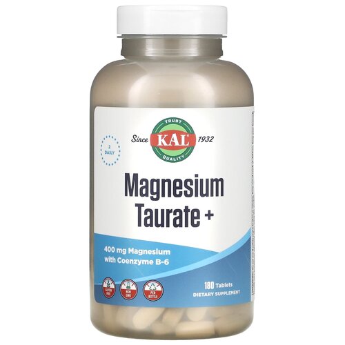 Таблетки KAL Magnesium Taurate+, 400 мг, 90 шт.