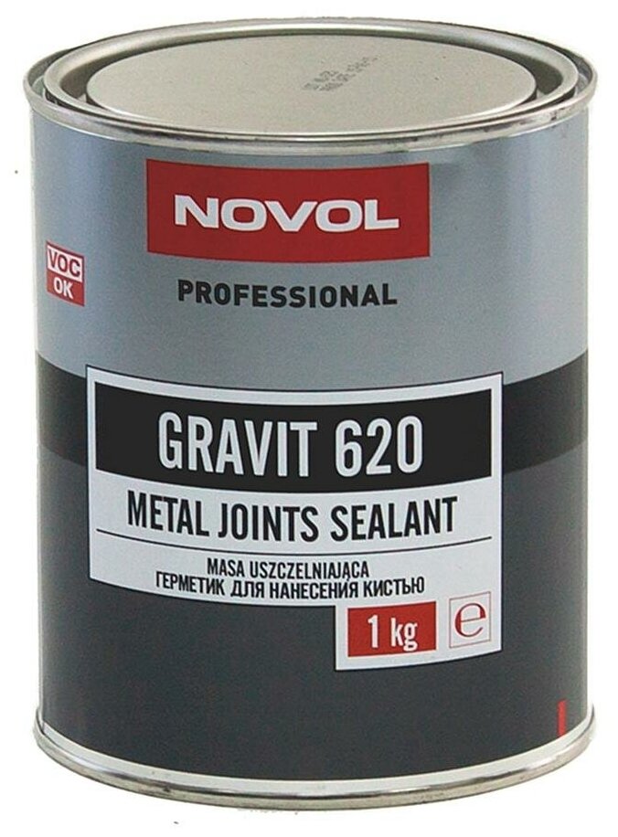 Герметик кузовной под кисть GRAVIT 620 NOVOL (1л) NOVOL 50059329