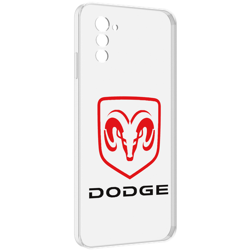 Чехол MyPads dodge-2 мужской для UleFone Note 12 / Note 12P задняя-панель-накладка-бампер