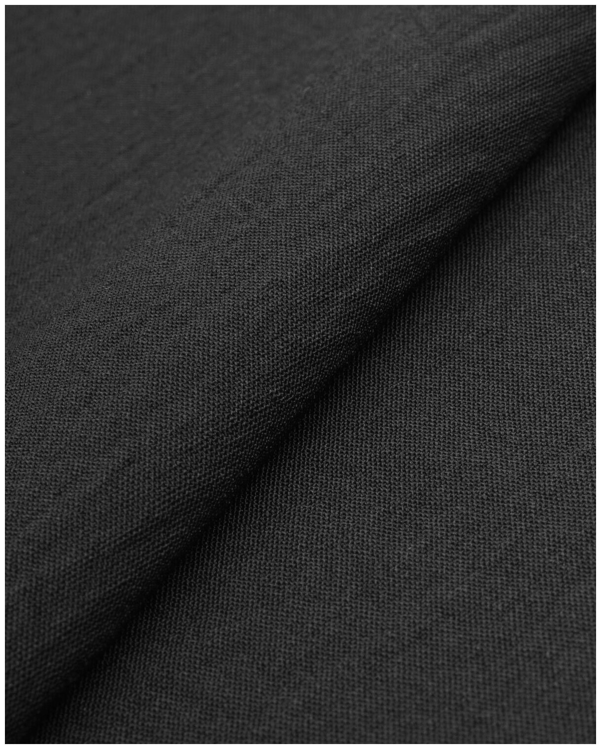 Ткань для шитья и рукоделия Костюмная "Дорна" 1 м * 145 см, черный 001