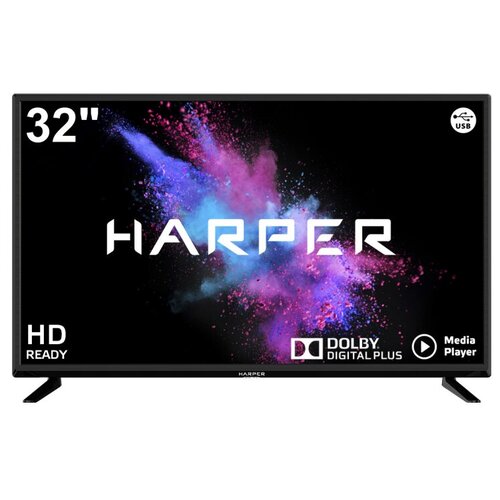 Телевизор HARPER 32R690T черный 1491000₽