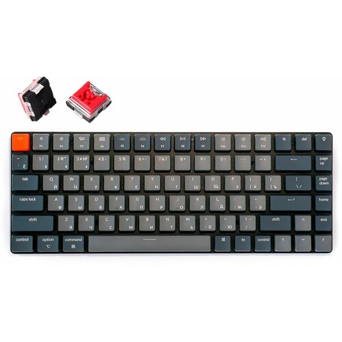 Ультратонкая беспроводная механическая клавиатура Keychron K3 Низкопрофильный оптический Keychron - красный Low Profile Keychron Optical Red 1399000₽