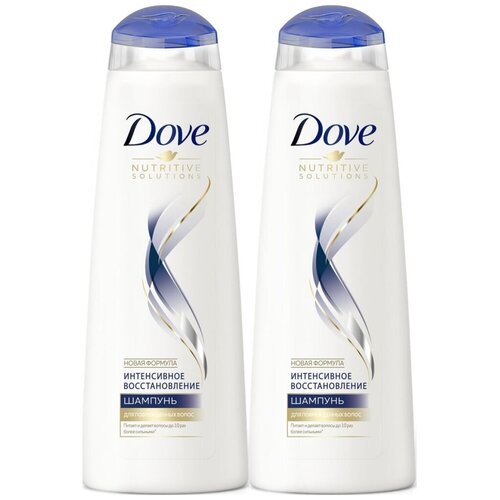 Dove Шампунь Hair Therapy Интенсивное восстановление, 380 мл, комплект: 2 упаковки