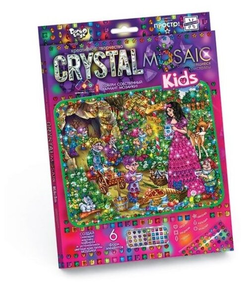 Danko Toys Набор алмазной вышивки Crystal Mosaic Белоснежка (CRMk-01-07)