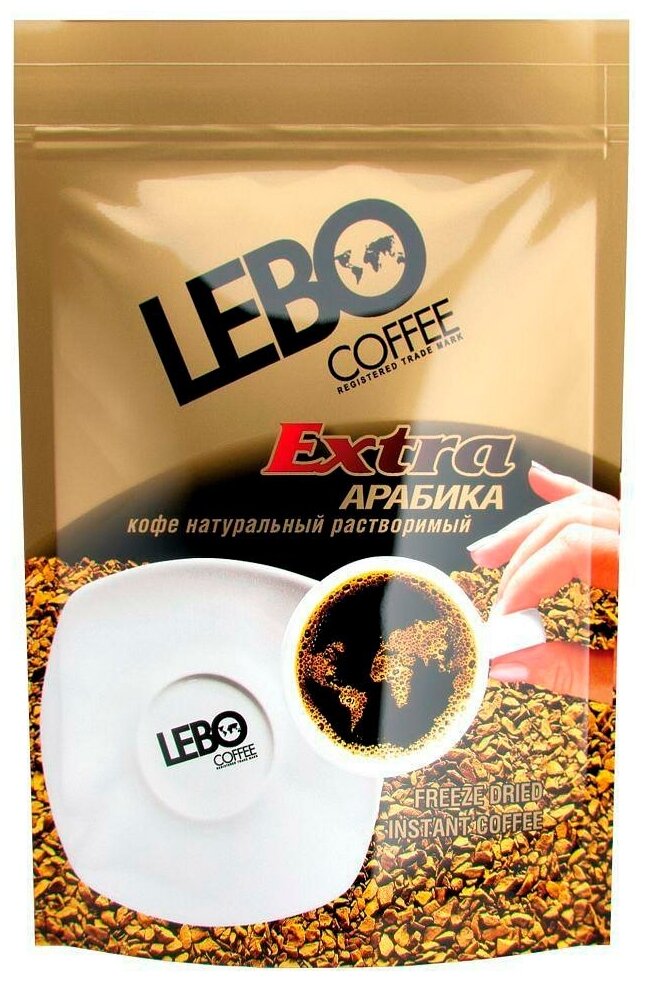 Кофе растворимый Lebo Extra, 100 г - фото №6