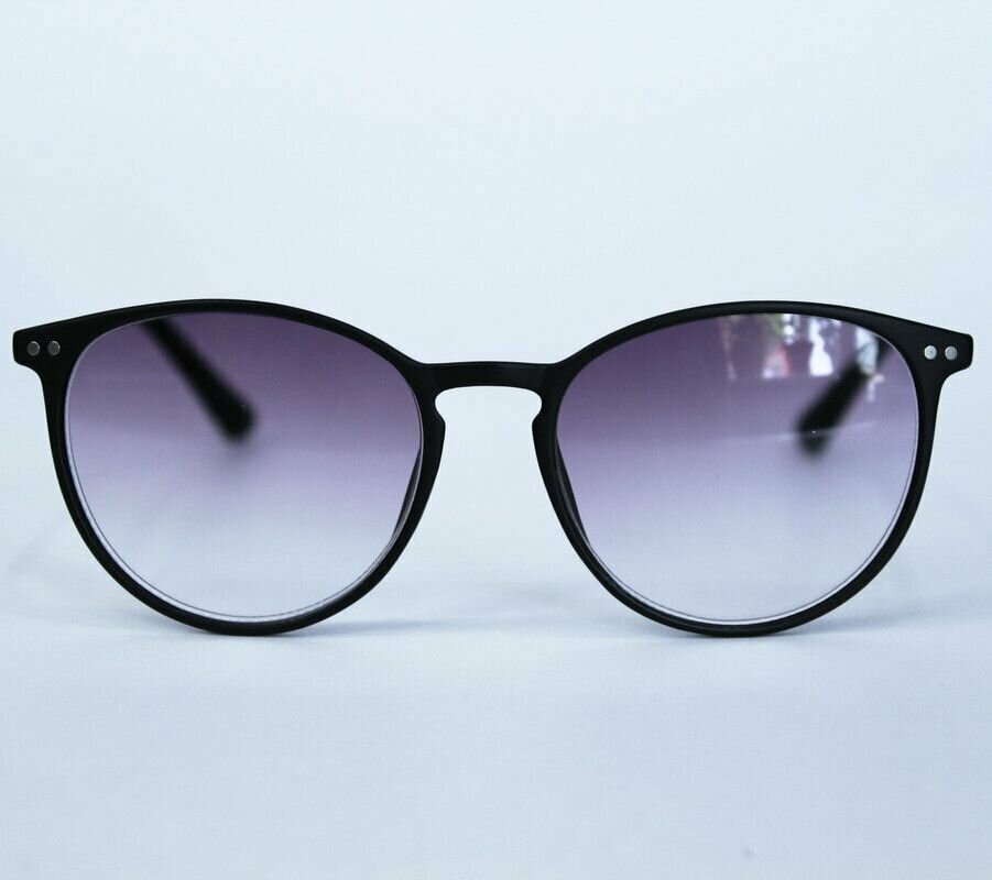 Готовые очки для зрения с диоптриями корригирующие (солнцезащитные, тонированные) мужские/женские PD62-64 черные -1.50