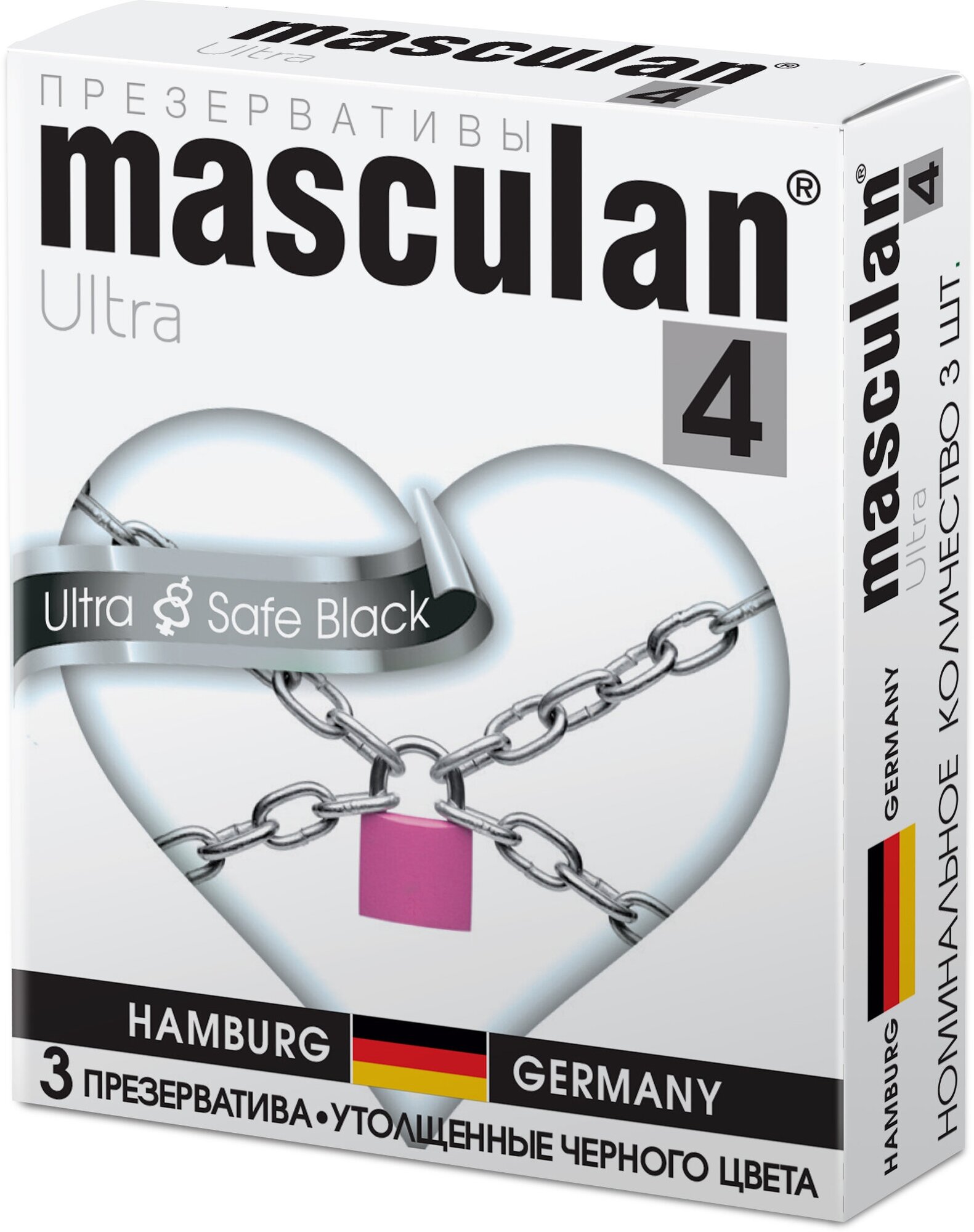 Презервативы MASCULAN Презервативы Masculan Ultra 4, 3 шт. Ультра прочные