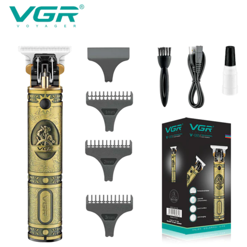 SUPER HAIR TRIMMER VGR Беспроводная электрическая, для мужчин отделочная машина для стрижки волос
