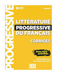 Litterature Progressive du francais Avance B2-C1 Livre Nouvelle couverture