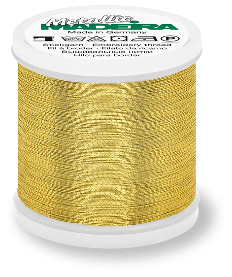 MADEIRA 9842 Нитки для вышивки Metallic №40, 200м (цвет Gold4)