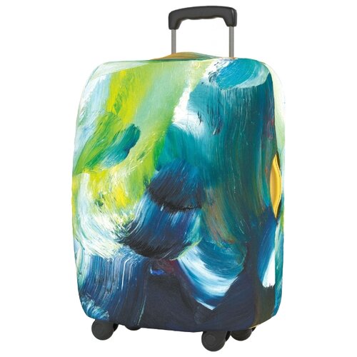 фото Чехол для чемодана ratel inspiration impertinence l, синий/зеленый