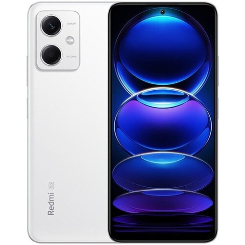 Смартфон Xiaomi Redmi Note 12 5G 6/128 ГБ Global, Dual nano SIM, белый смартфон xiaomi redmi note 12 5g 6 128 гб global dual nano sim матовый зеленый