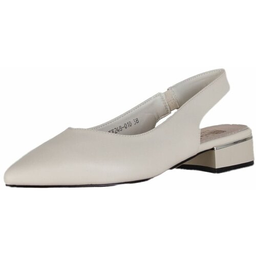 фото Босоножки baden, натуральная кожа, размер 38, белый