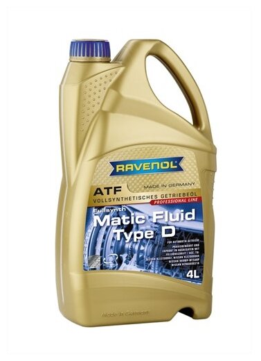 Трансмиссионное масло RAVENOL ATF Matic Fluid Type D ( 4л) new