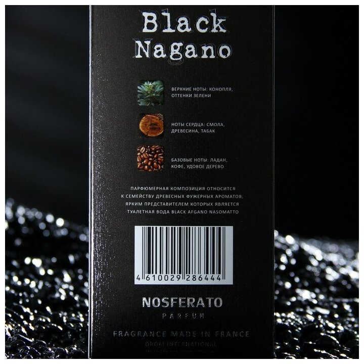 Туалетная вода мужская Black Nagano, 100 мл (по мотивам Nasomatto Black Afgano) — фото 1