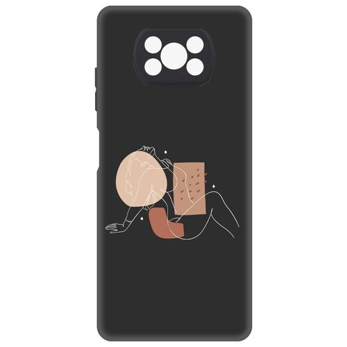 Чехол-накладка Krutoff Soft Case Чувственность для Xiaomi Poco X3 черный чехол накладка krutoff soft case чувственность для xiaomi poco x5 черный