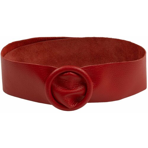 фото Ремень sefaro, натуральная кожа, подарочная упаковка, для женщин, размер one size, длина 110 см., красный