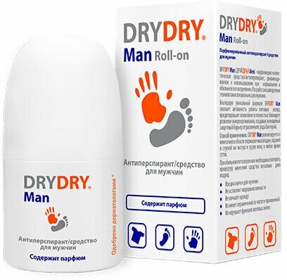 Дезодорант-антиперспирант для мужчин Dry Dry Man, 50 мл