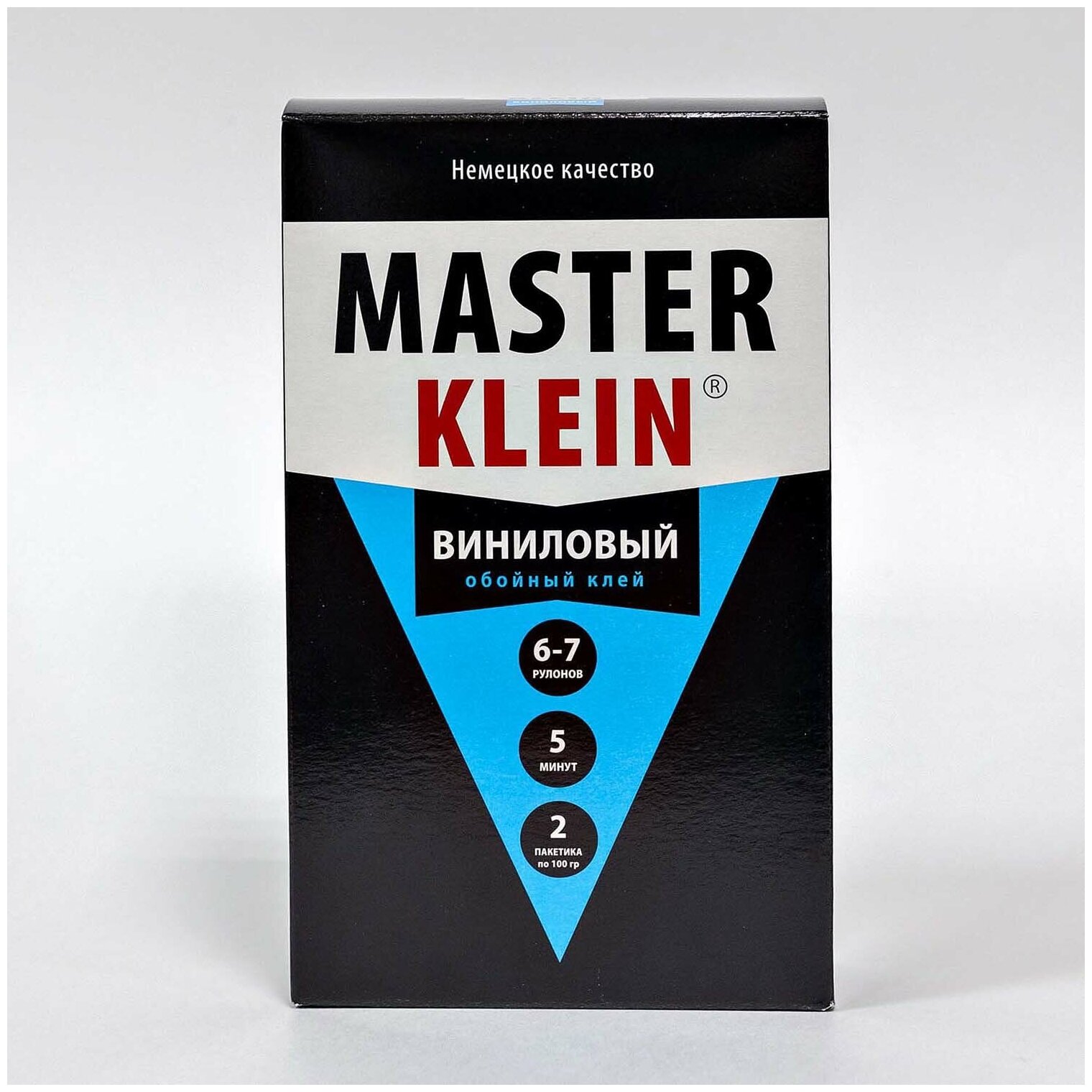 Клей обойный "Master Klein" виниловый 200гр (6-7рулонов, 30м2) жест. пачка