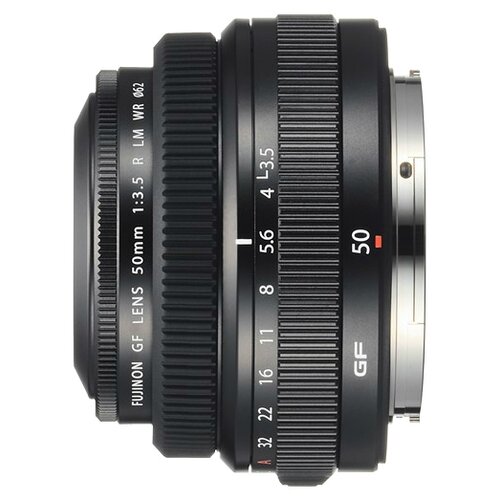 Объектив Fujinon GF 50mm f/3.5 R LM WR, черный