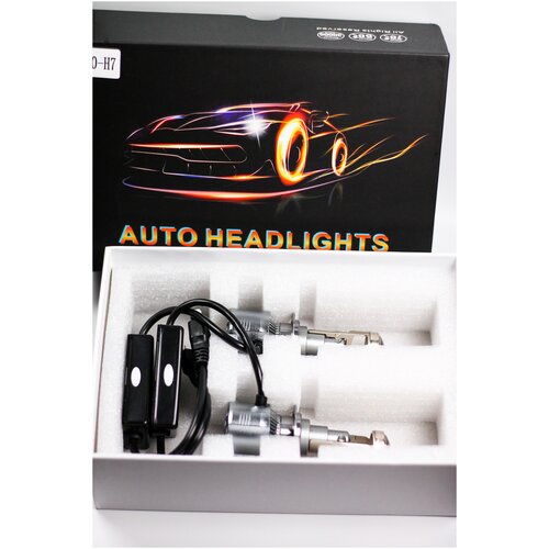 LED H7 с линзой ближнего и дальнего света /светодиодные мини линзы /автолампа диод /Auto Headlights 2шт.