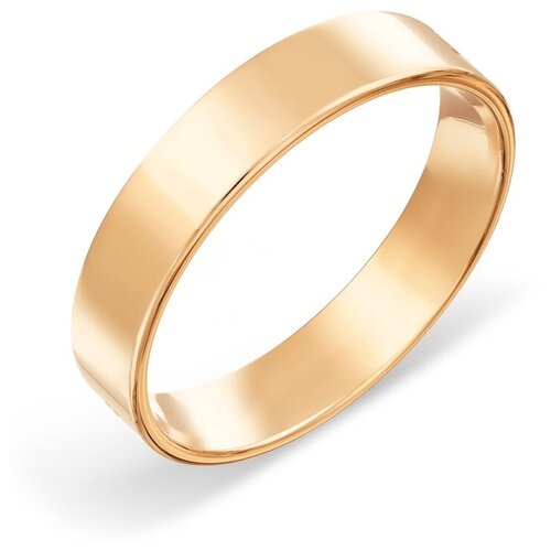 Кольцо обручальное Яхонт, красное золото, 585 проба, размер 16, золотой