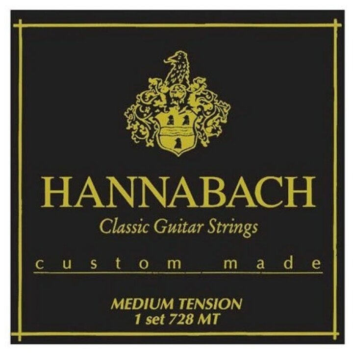 Hannabach 728-MTC CARBON Custom Made - струны для классической гитары