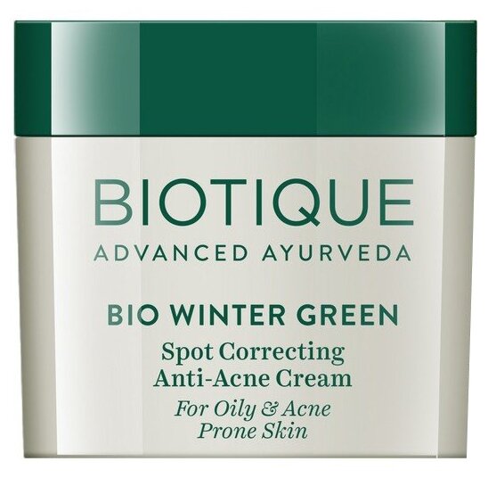 BIOTIQUE Крем для лица BIO WINTERGREEN 15g