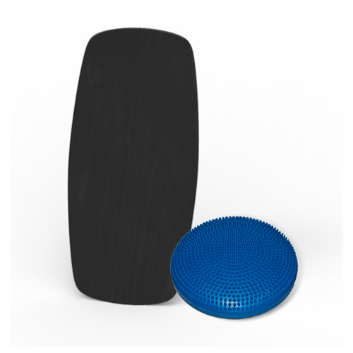 фото Баланс борд elements wakeboard цвет черный, покрытие доски лак-песочное напыление, в комплекте качественный валик диаметром 16 см, диск баланса.