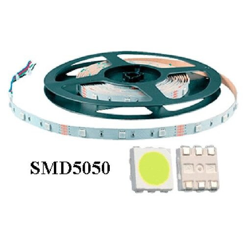 Светодиодная лента SMD5050, IP65, 30 светодиодов на метр BEELED BLDS65-5050W150A-12 - упаковка 5м.