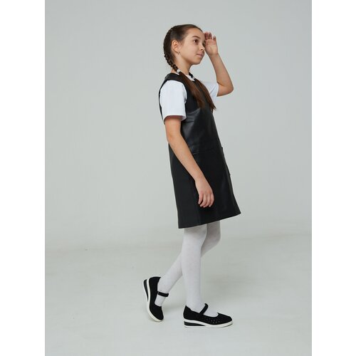 Школьный сарафан IRINA EGOROVA, размер 158, черный брюки irina egorova размер 158 черный