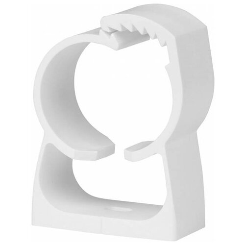 Крепеж-клипса для трубы с фиксатором европартнер PDF 14-18 мм белая 14 шт 50001 D 607₽