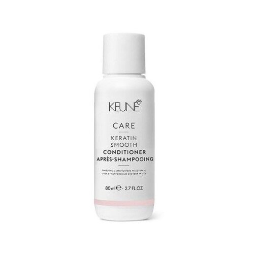 Keune кондиционер Care Keratin Smooth для нормальных, сухих и поврежденных волос, 80 мл keune кондиционер care keratin smooth conditioner кератиновый комплекс 250 мл