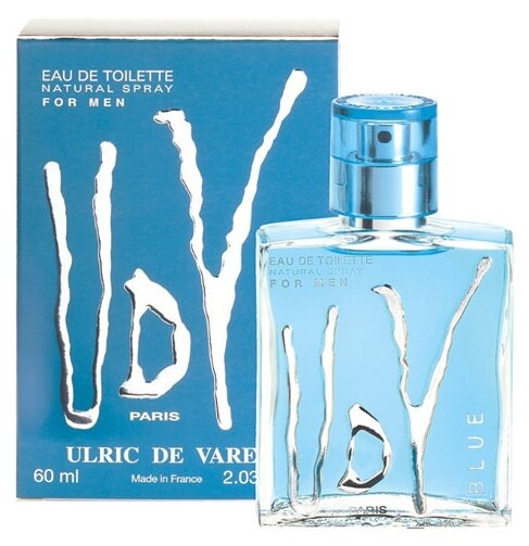 ULRIC DE VARENS/Туалетная вода мужская UDV BLUE, 60мл/Французская парфюмерия