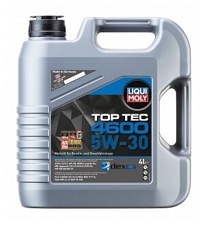 Масло моторное 5W-30 TOP TEC 4600 4 л LIQUI MOLY 3763