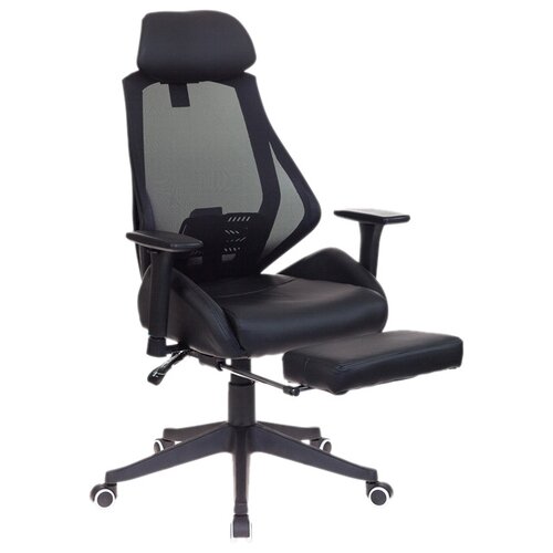 фото Компьютерное кресло бюрократ ch-770 игровое, обивка: текстиль/искусственная кожа, цвет: черный