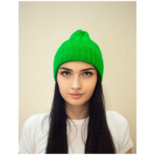 фото Шапка бини , размер единый, зеленый rezerve