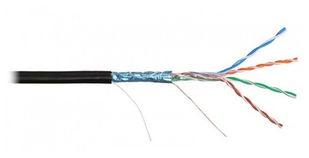 Сетевой кабель Ripo FTP 4 cat.5e 24AWG CCA Outdoor 25m 001-122003-25