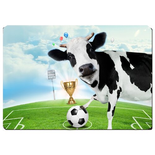 фото Игровой коврик для мыши корова на футбольном поле drabs