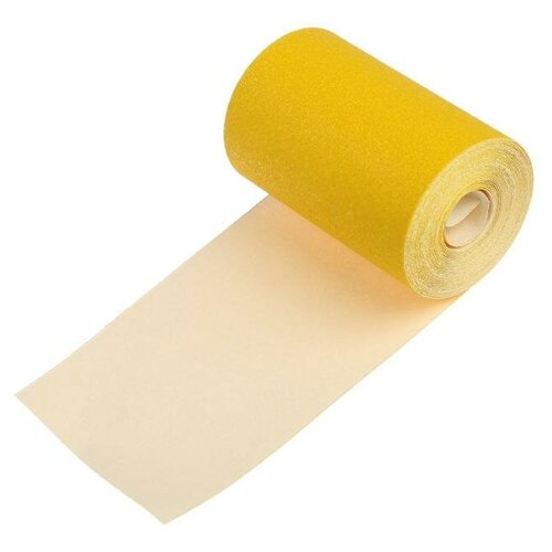 Бумага наждачная БАЗ 75647, LP41C, на бумажной основе, в рулоне, Р80, 100 мм х 5 м