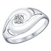 Кольцо из серебра с фианитом 94012157 SOKOLOV