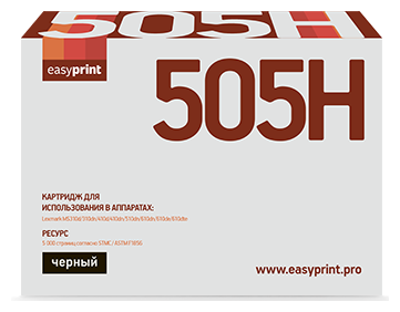 Easyprint 50F5H00/50F0HA0 Картридж LL-505H для Lexmark MS310/410/510/610 (5000 стр.)