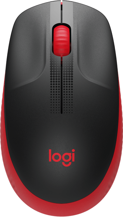 Беспроводная мышь LOGITECH M190 Full-size - RED