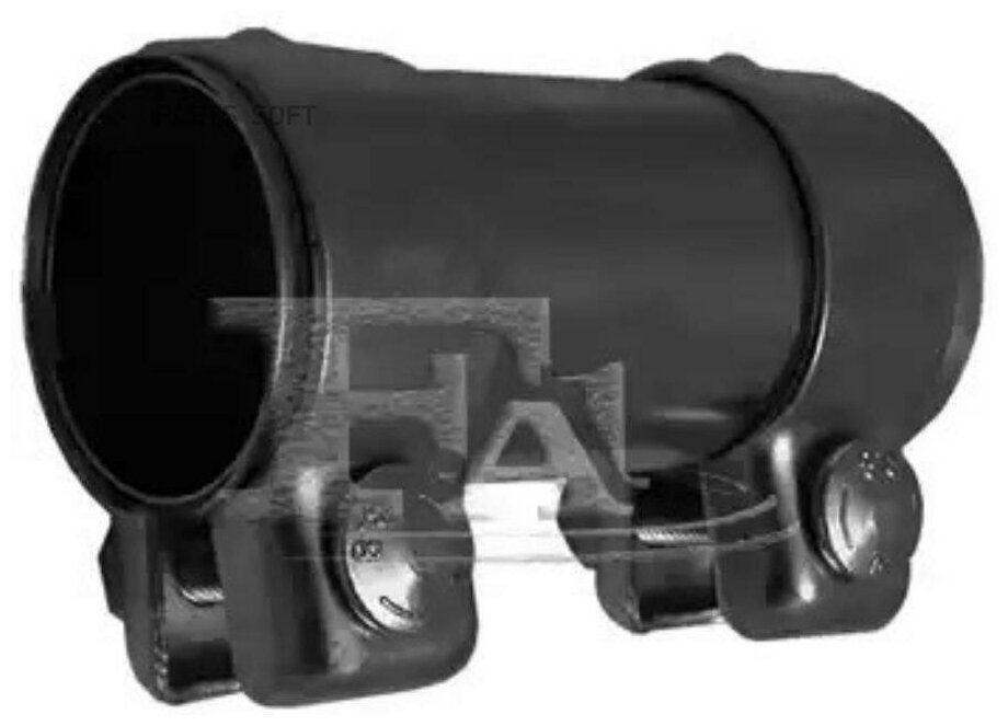 фото Хомут глушителя соединитель 40x90мм DACIA: LOGAN 04- \ RENAULT: CLIO III 05-, MODUS / GRAND MODUS 04- FA1 004-941 | цена за 1 шт