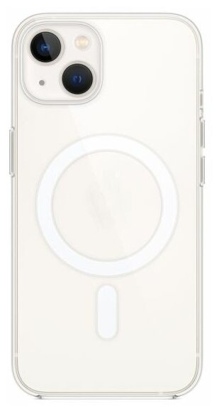 Чехол-крышка Deppa Gel MagSafe для iPhone 13 Pro Max, термополиуретан, прозрачный - фото №12